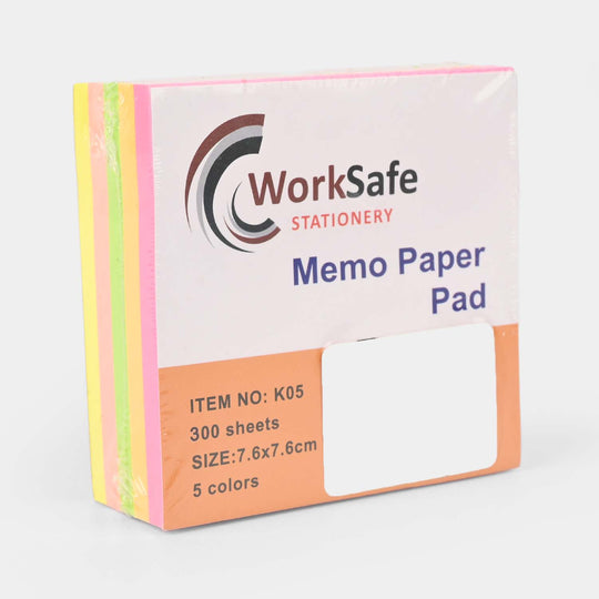 Work Safe Sticky Note Multi Color