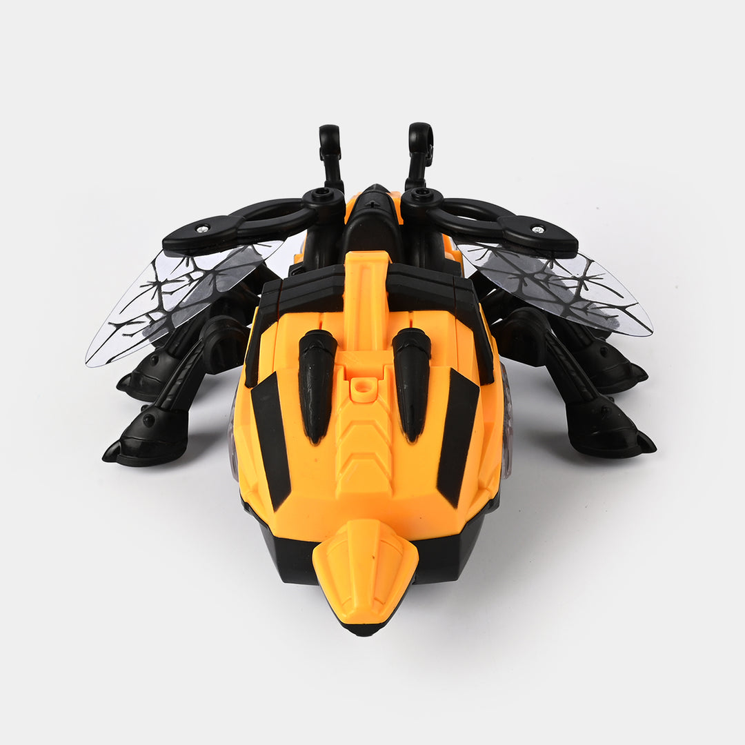 Remote Control Bee Toy With Light, Sound & Spray