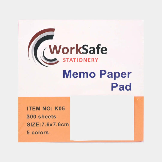 Work Safe Sticky Note Multi Color