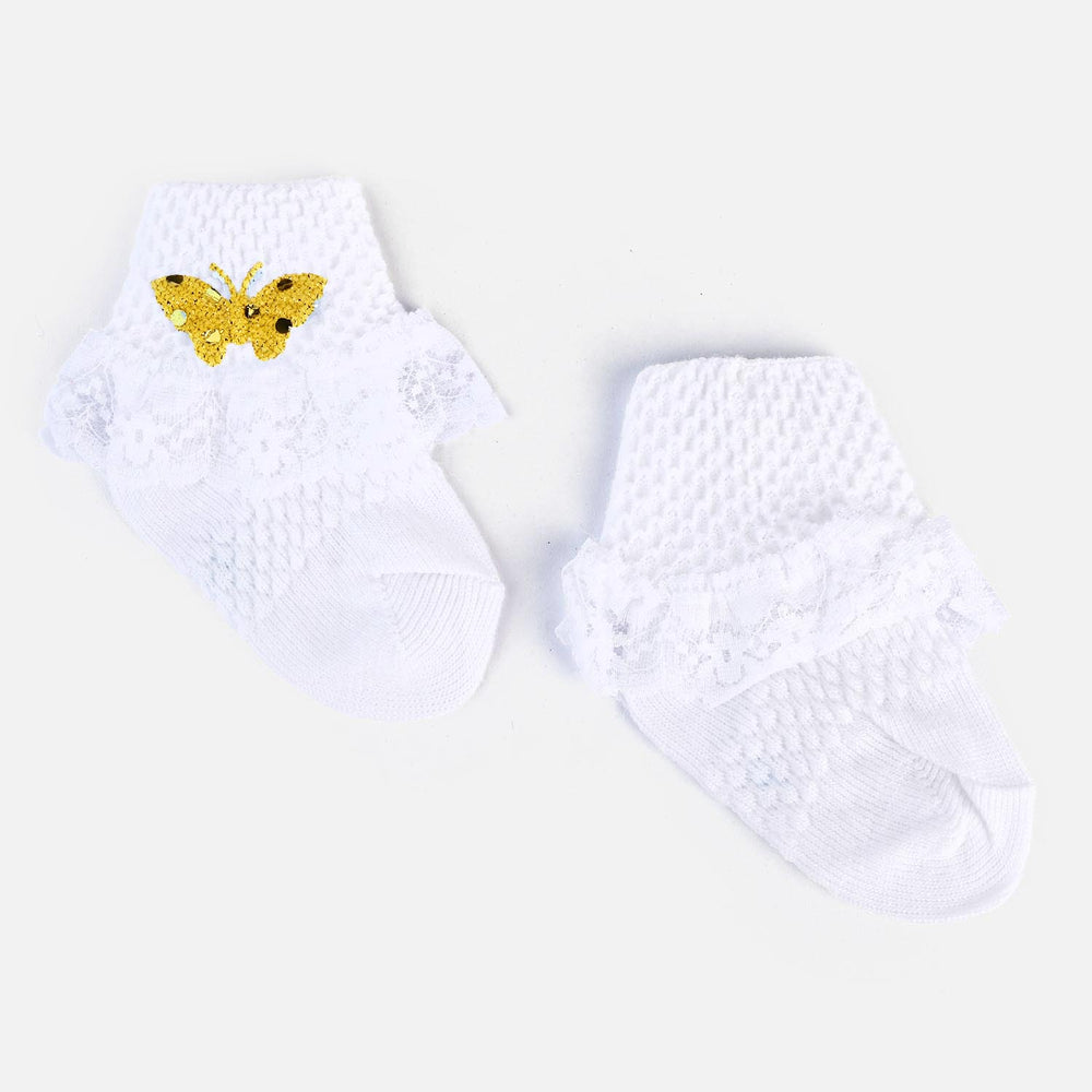 Baby Lace Frill Socks | 4M+