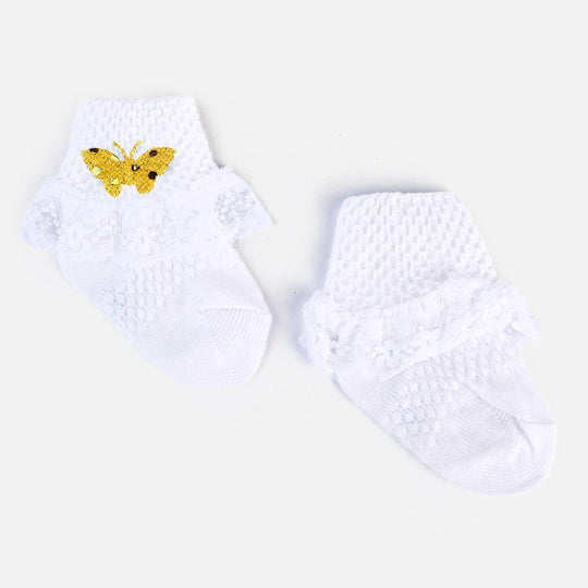 Baby Lace Frill Socks | 4M+