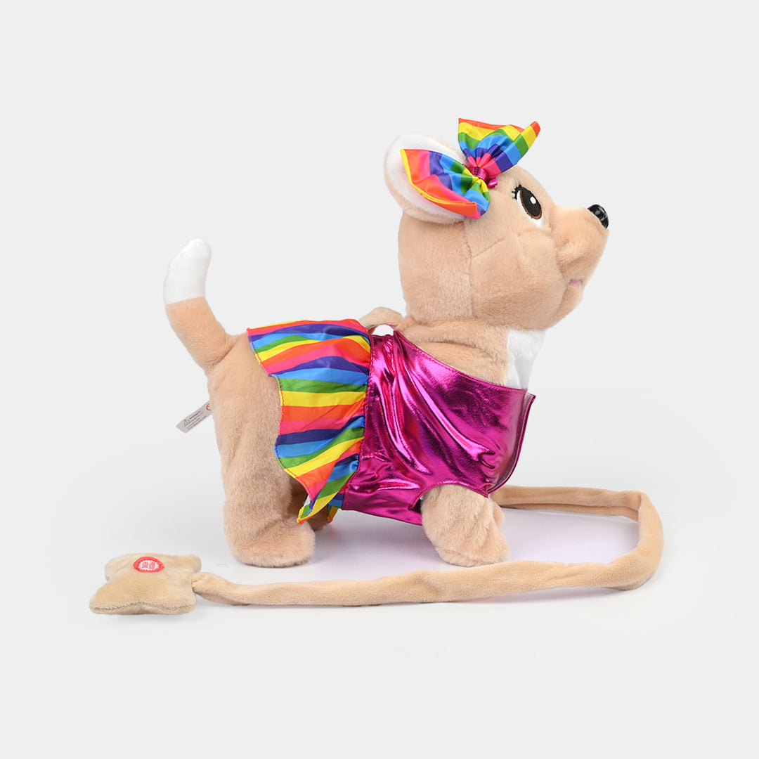 Electronic Walking & Sound Plush Toy