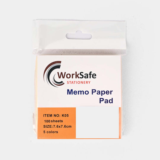 Work Safe Sticky Note Multi Color