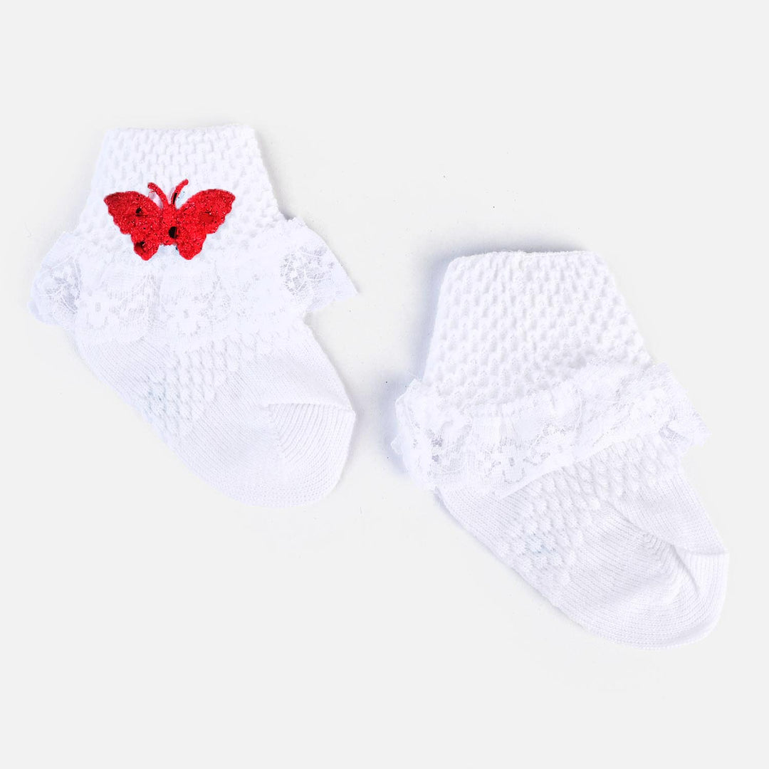 Baby Lace Frill Socks | 4M+