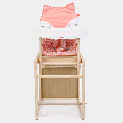 2 In 1 Wooden High Chair For Baby (MY312)