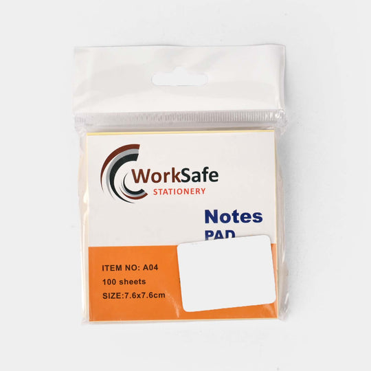 Work Safe Sticky Note (3x3)