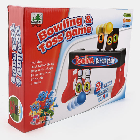 2 In 1 Bowling & Toss Game