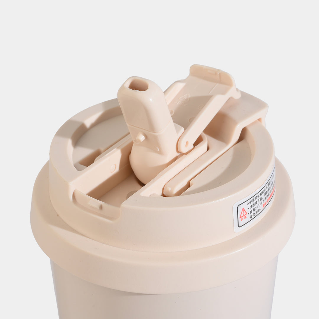 Stainless Steel Thermal Coffee Mug with Flip-Top Lid