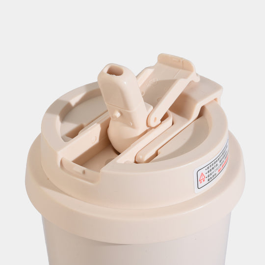Stainless Steel Thermal Coffee Mug with Flip-Top Lid