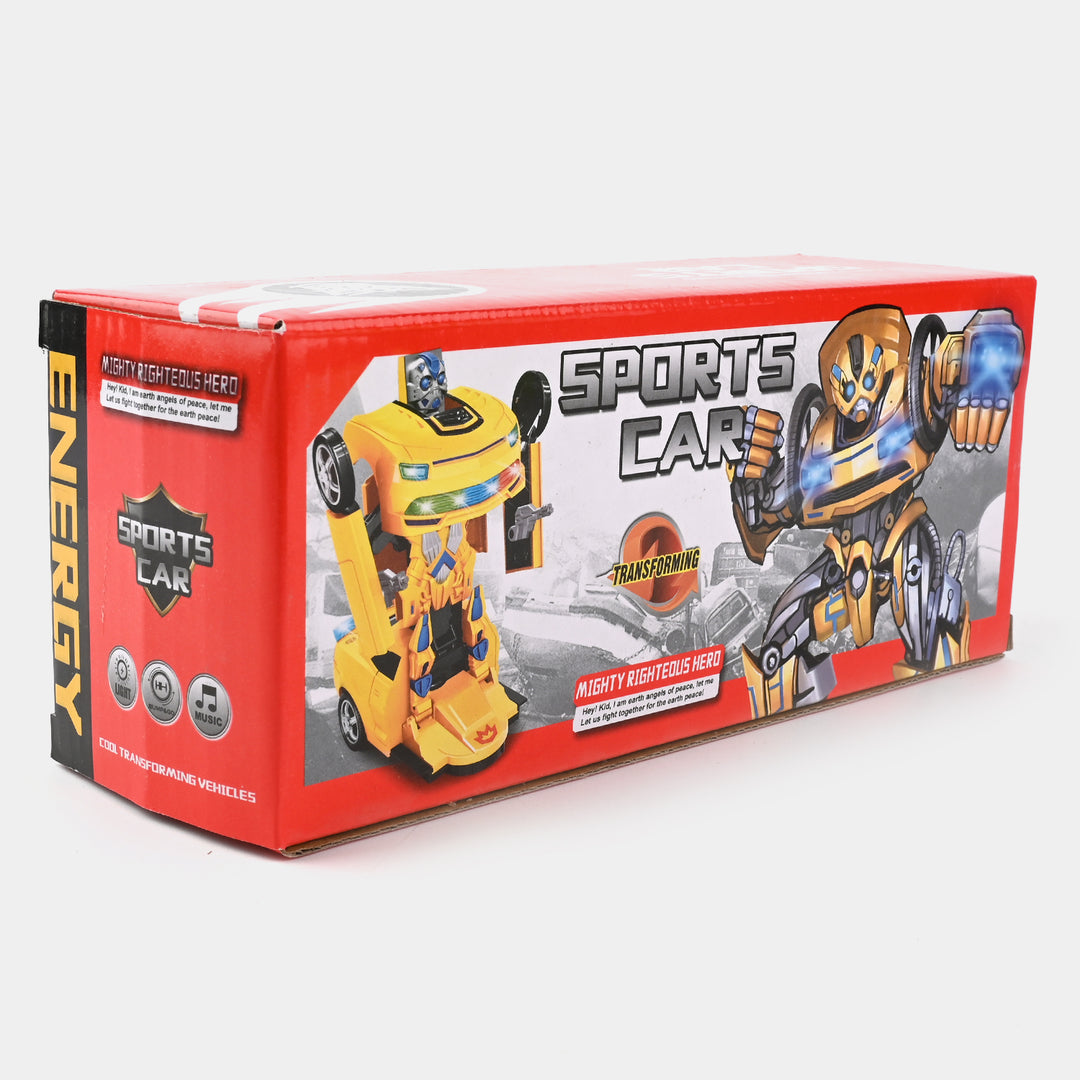 Robot Transformer Car For Kids