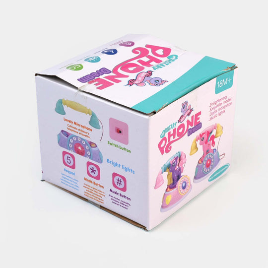 Telephone Toy With Light, Music For Kids