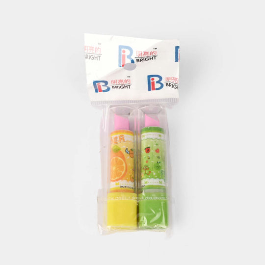 Lipstick-Style Eraser Set