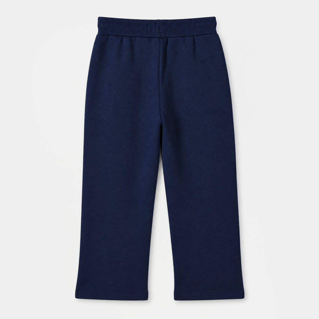 Girls Fleece Pyjama Fav Blue-NAVY