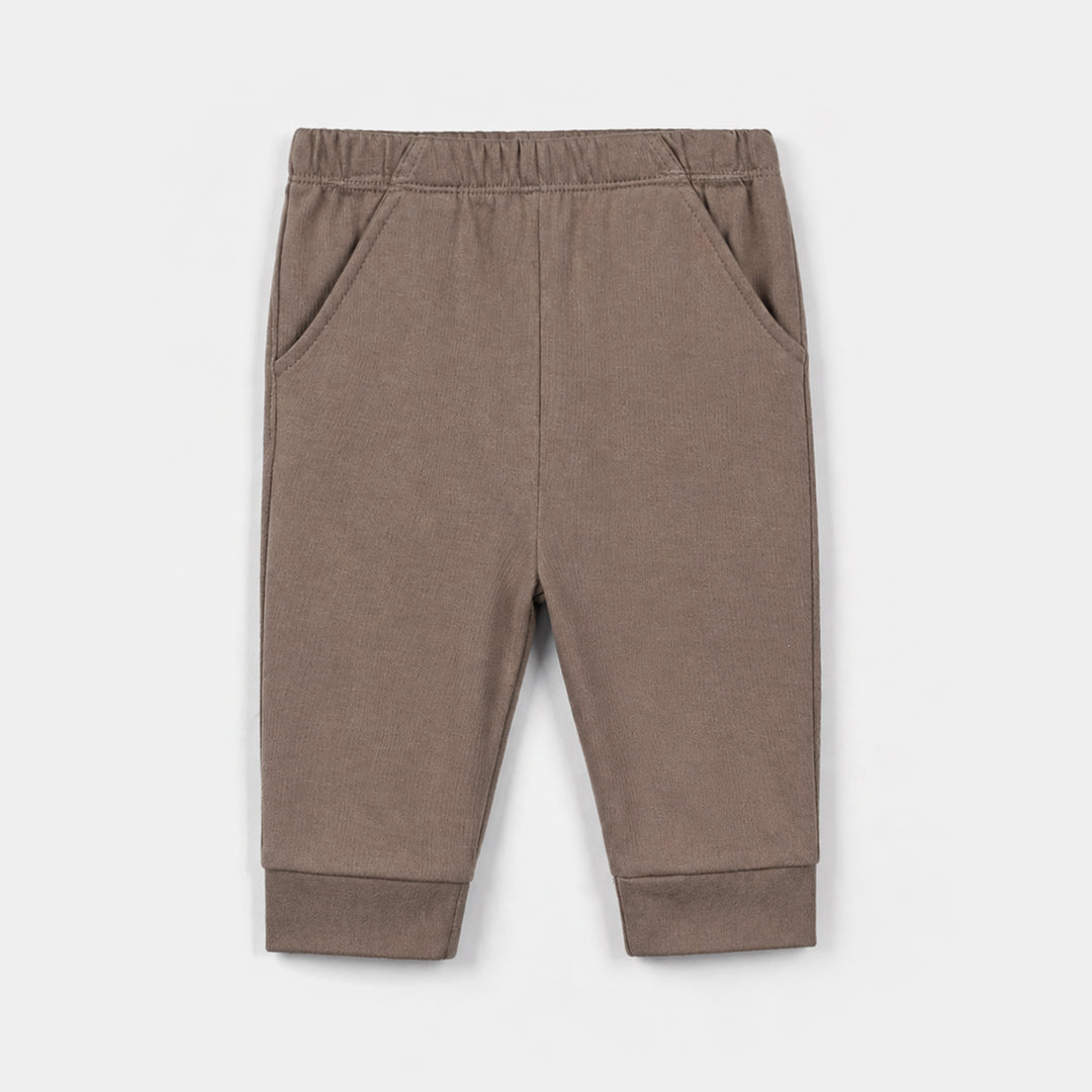 Infant Boys Cotton Interlock Knitted Suit 319 - 020- Brown