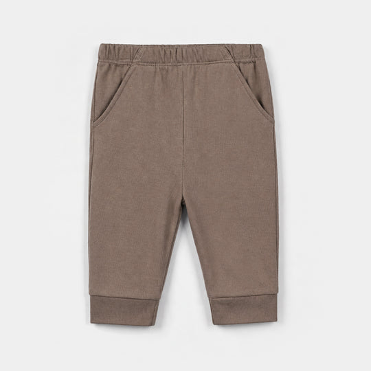 Infant Boys Cotton Interlock Knitted Suit 319 - 020- Brown