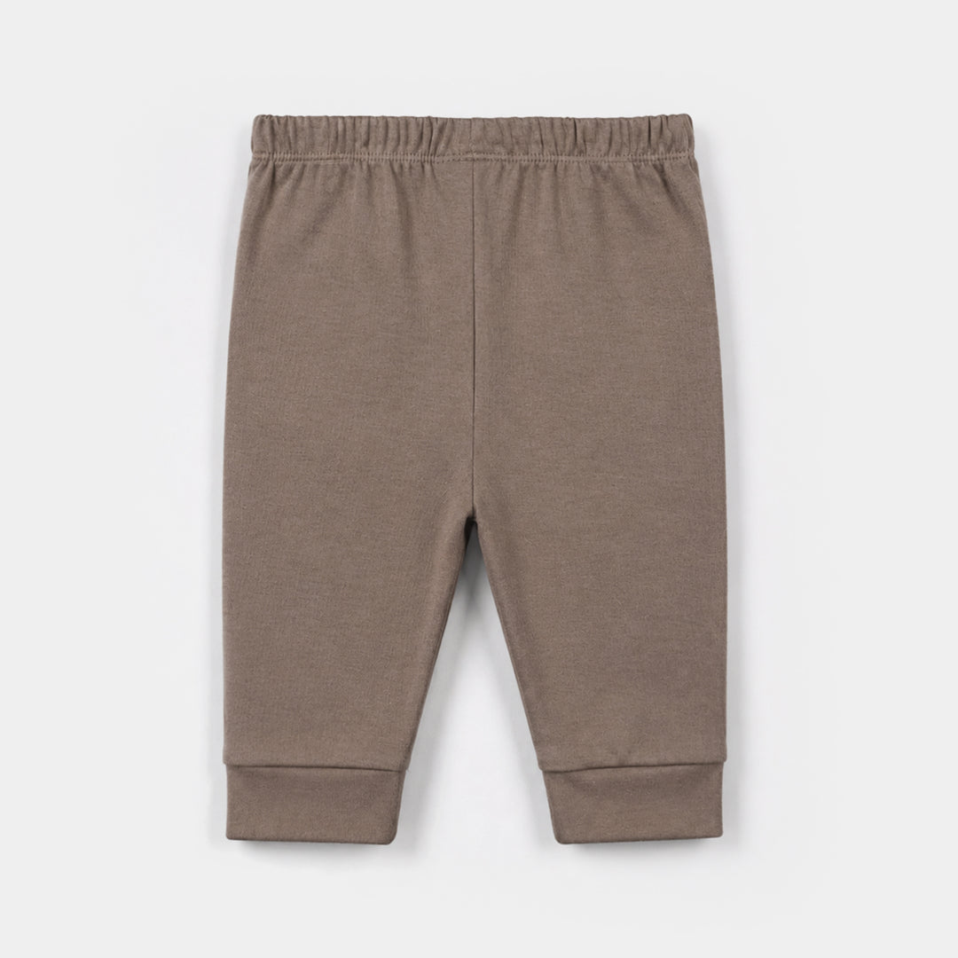 Infant Boys Cotton Interlock Knitted Suit 319 - 020- Brown