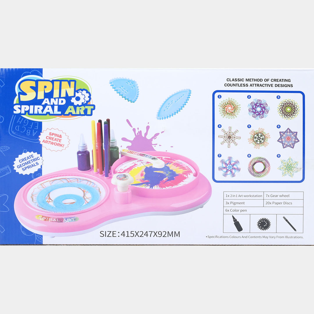 Spiral Art Graffiti Drawing Board