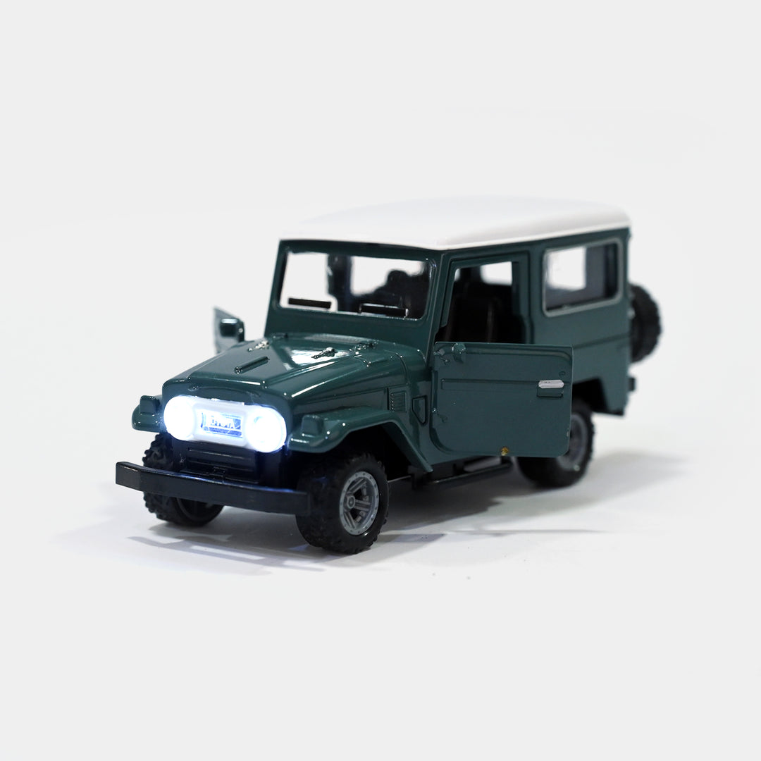 Die-Cast Model Vehicle With Lights & Sound – Pull-Back Action Fun
