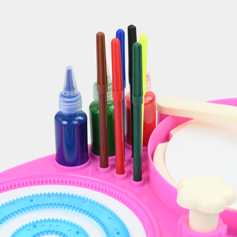 Spiral Art Graffiti Drawing Board