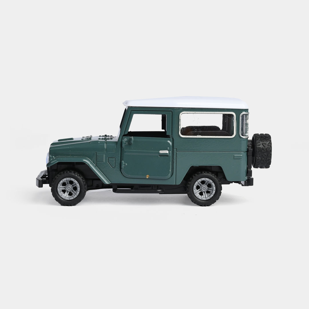 Die-Cast Model Vehicle With Lights & Sound – Pull-Back Action Fun