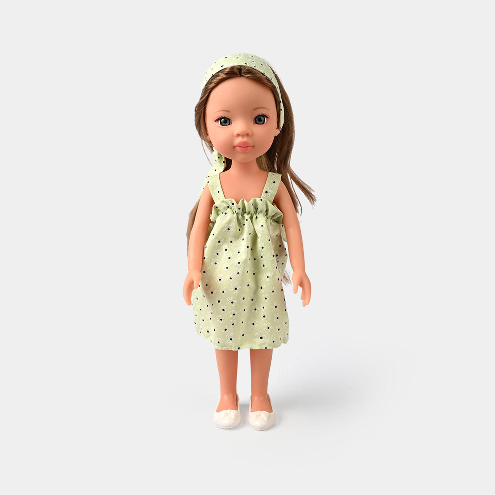 Pretty Doll | Posable Doll in Polka Dot Dress