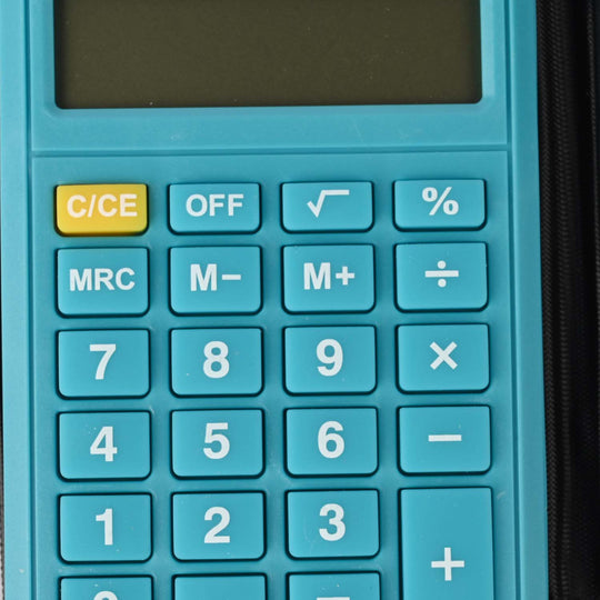 Pocket Calculator with Protective Cover