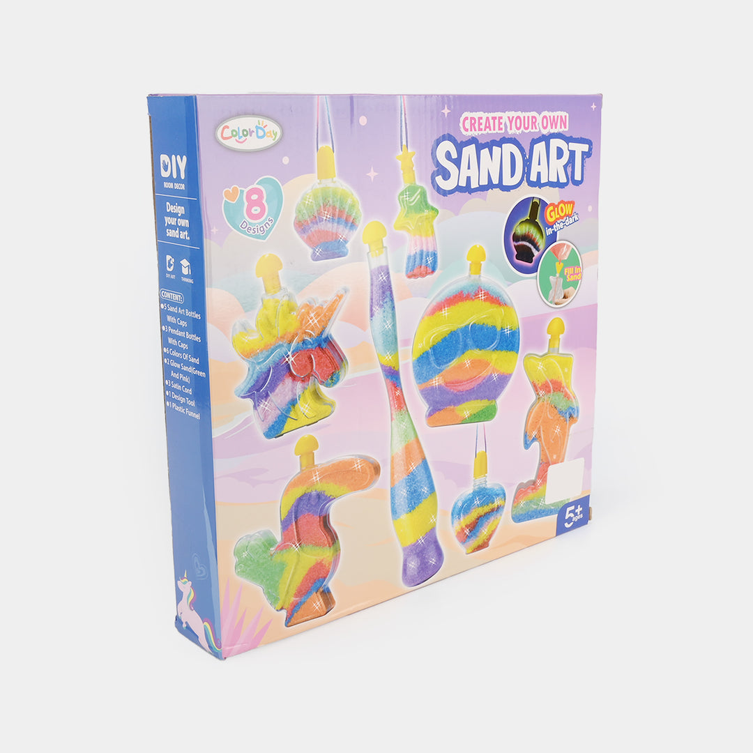 Create Your Own Sand Art – Glow-in-the-Dark Activity Kit for Kids