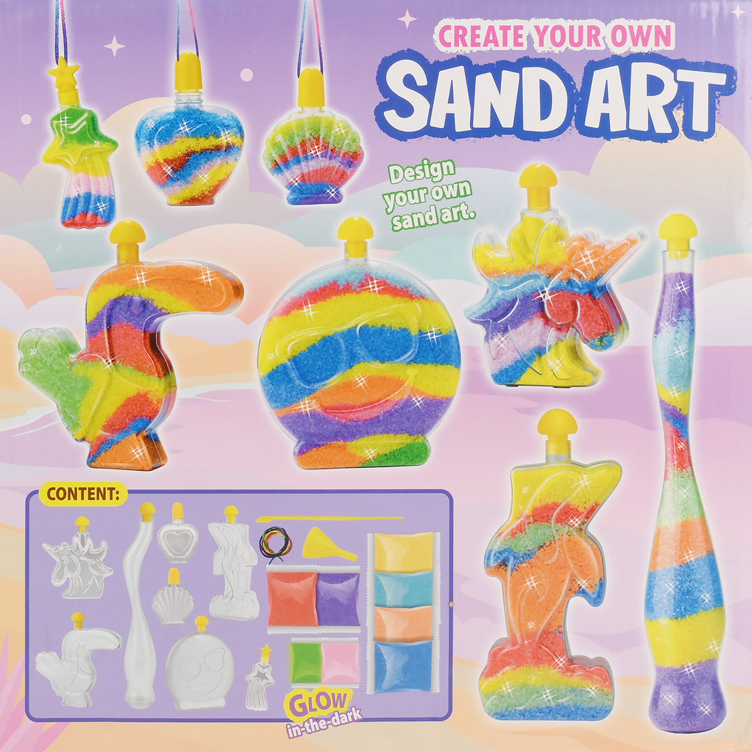 Create Your Own Sand Art – Glow-in-the-Dark Activity Kit for Kids