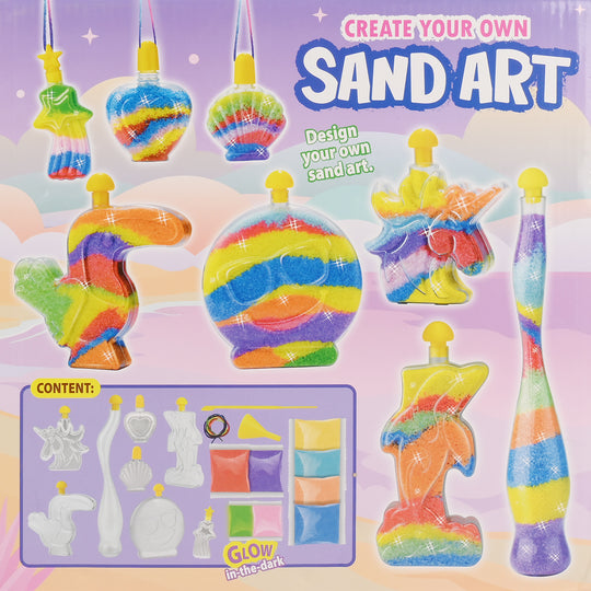 Create Your Own Sand Art – Glow-in-the-Dark Activity Kit for Kids