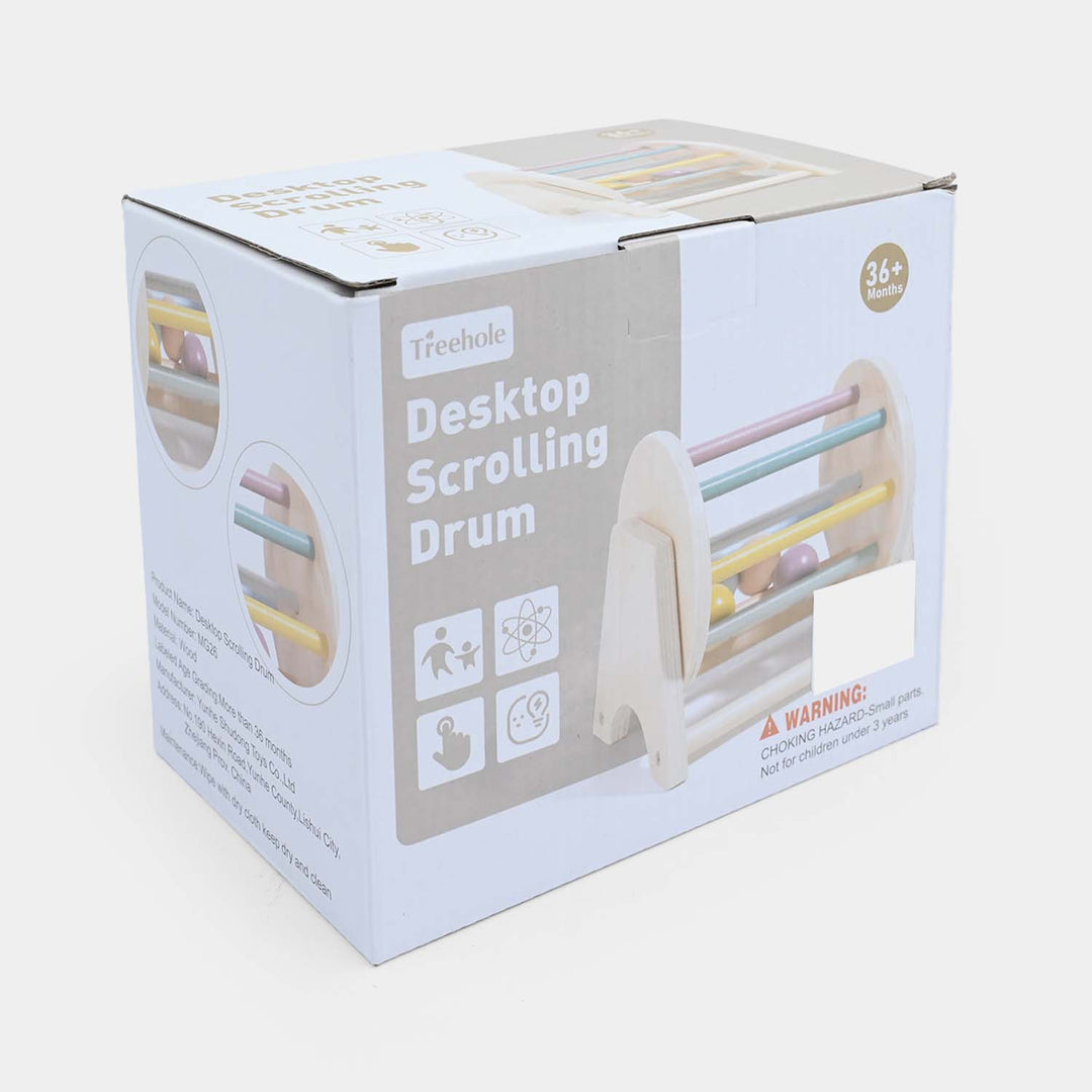 Wooden Rolling Drum – Educational Learning Toy