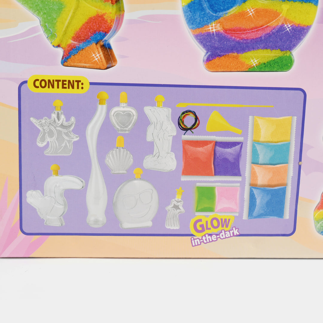 Create Your Own Sand Art – Glow-in-the-Dark Activity Kit for Kids