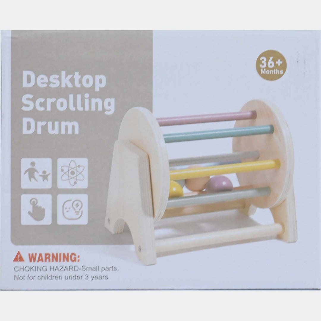 Wooden Rolling Drum – Educational Learning Toy