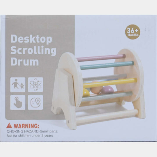 Wooden Rolling Drum – Educational Learning Toy