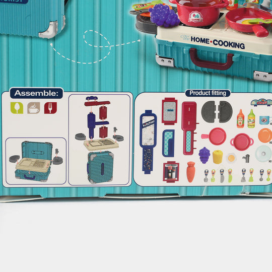 Kitchen Play Set Chef Great 3-in-1 Carrying Case