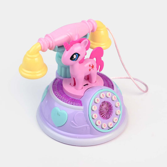 Telephone Toy With Light, Music For Kids