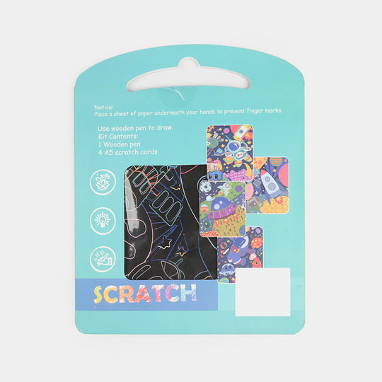 Space Travel Scratch Cards – Fun, Creative & Mess-Free Activity for Kids