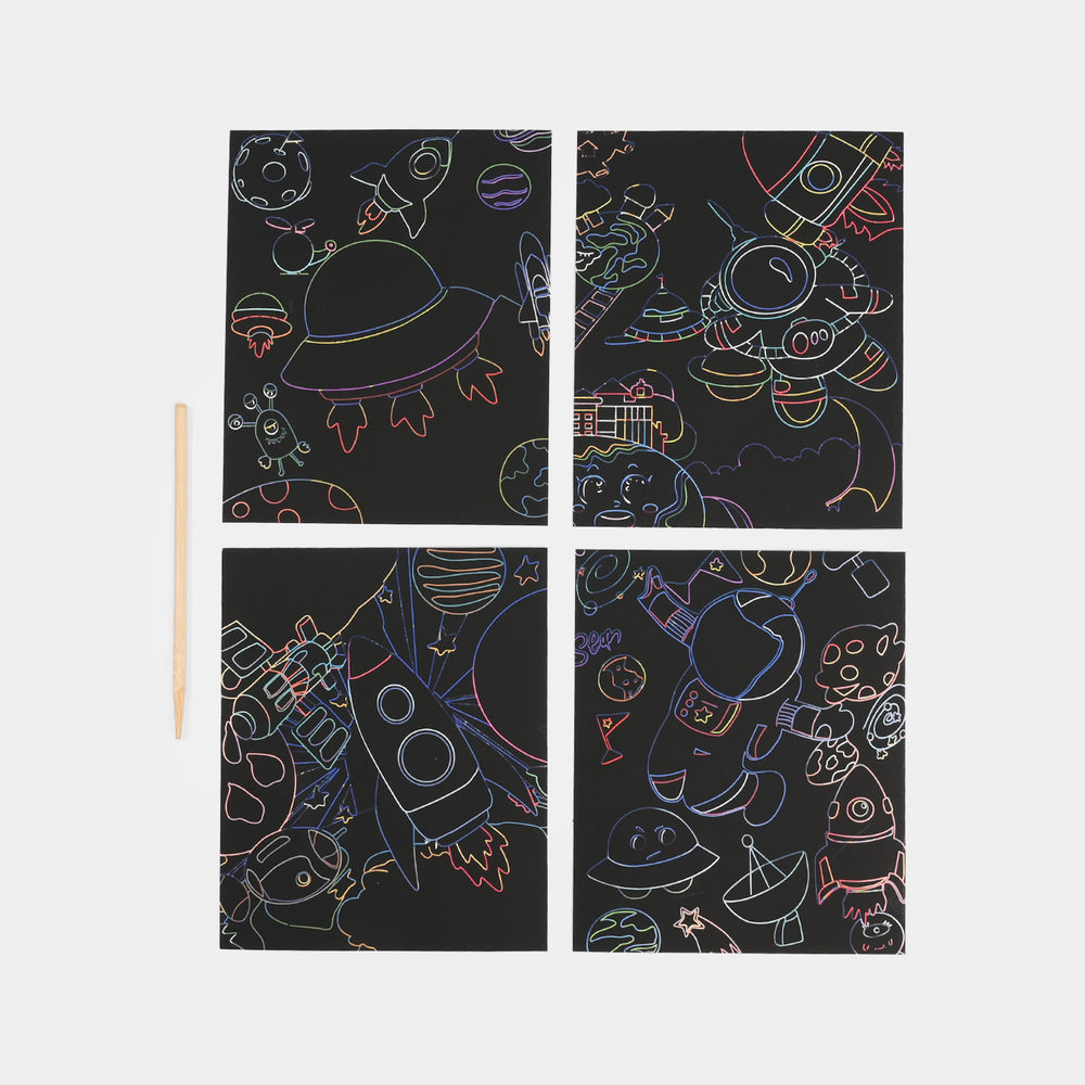 Space Travel Scratch Cards – Fun, Creative & Mess-Free Activity for Kids