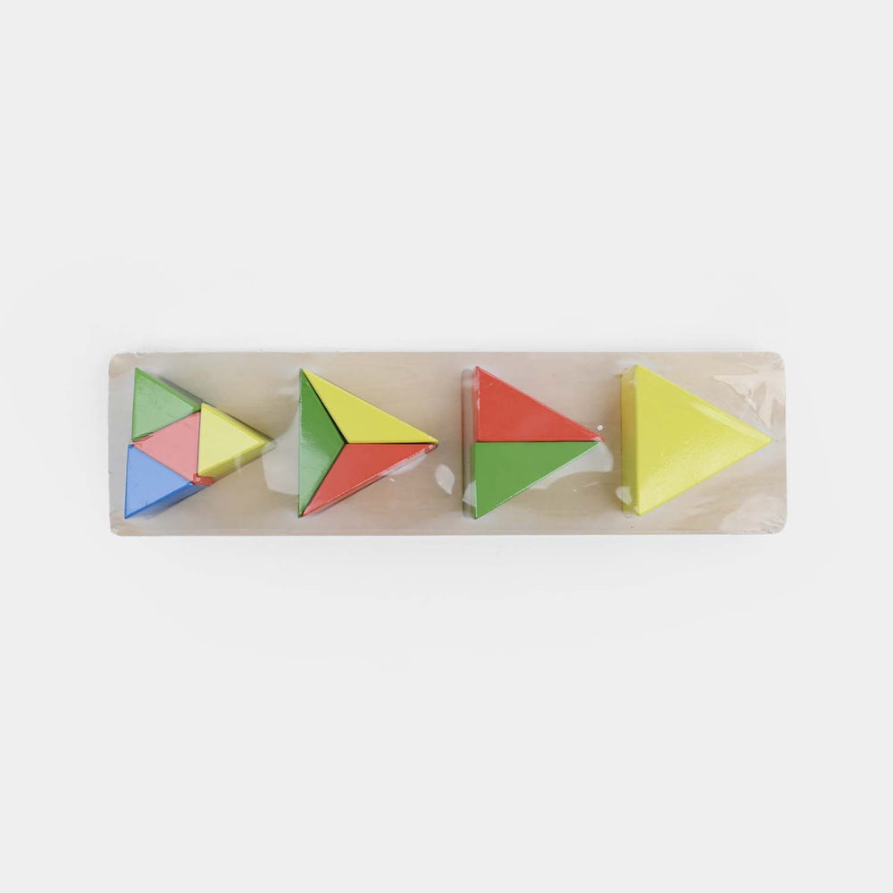 Wooden Triangle Shape Maching Toy