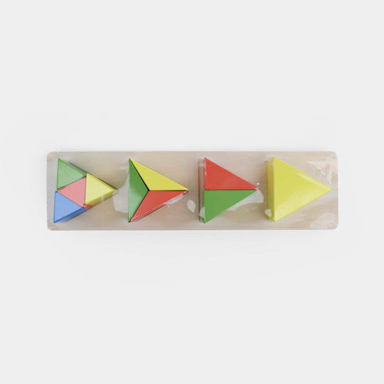 Wooden Triangle Shape Maching Toy
