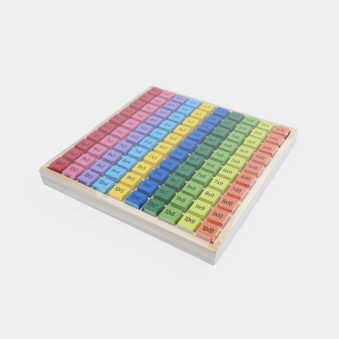 Wooden Times Table Multiplication Board