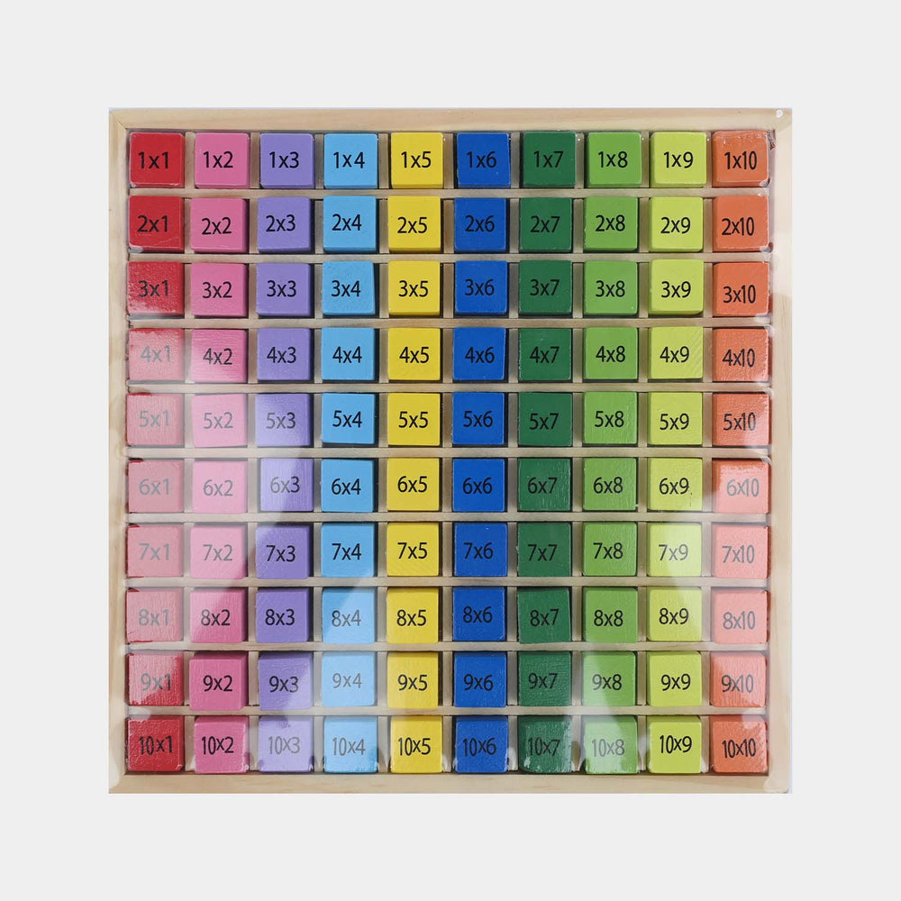 Wooden Times Table Multiplication Board
