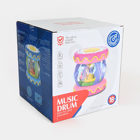 Baby Carousel Musical Drum with Lights