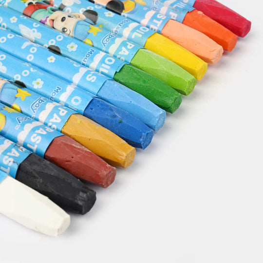 Deli Oil Pastel 12 Colors For Kids