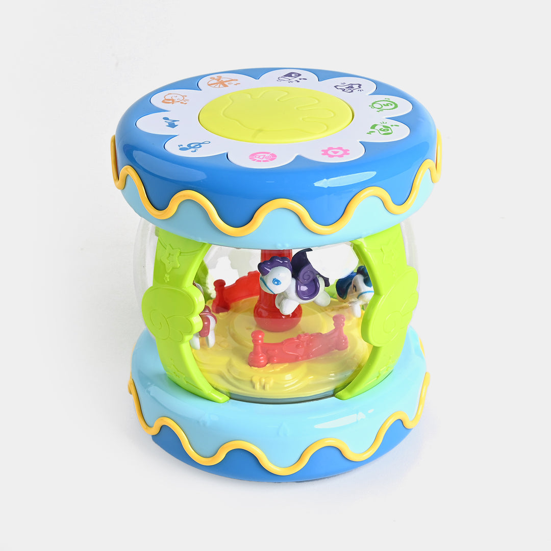 Baby Carousel Musical Drum with Lights