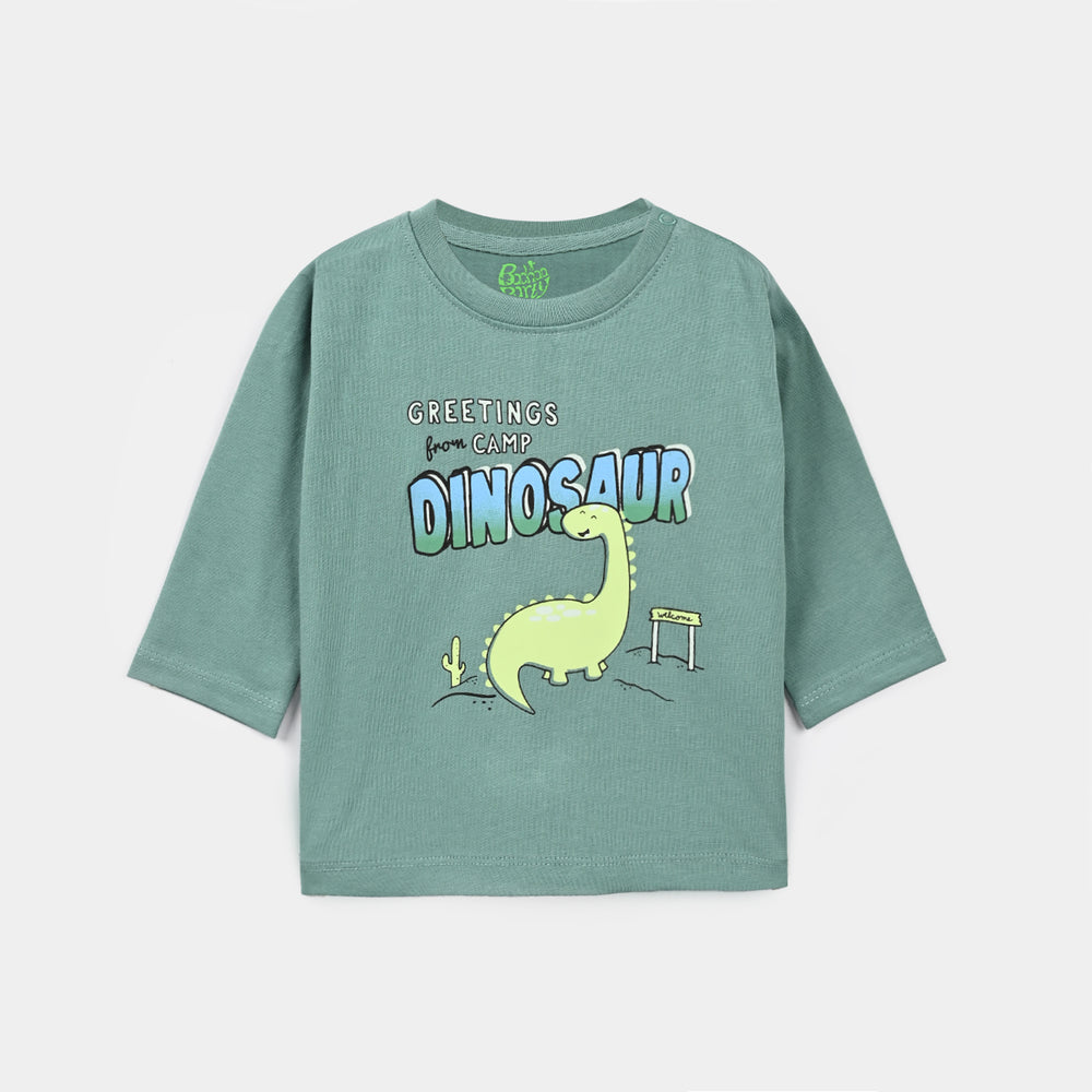Infant Boys Cotton Jersey T-Shirt F/S Cute & Tiny