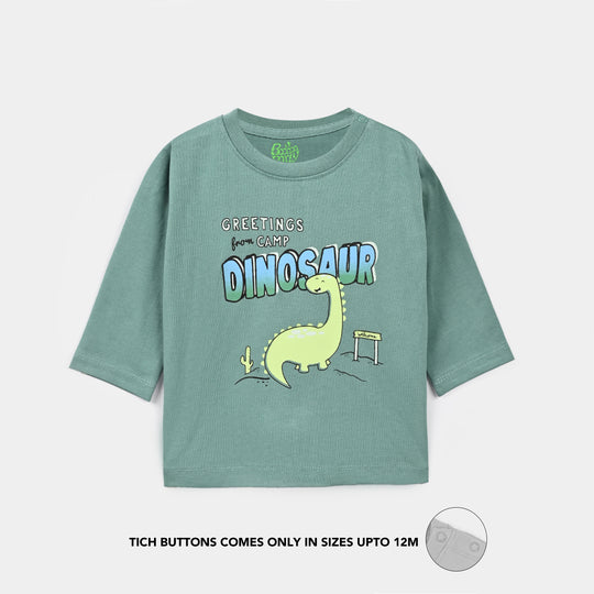 Infant Boys Cotton Jersey T-Shirt F/S Cute & Tiny