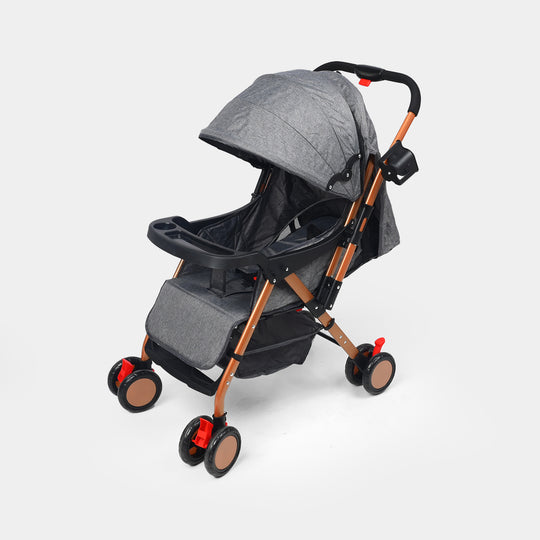 Baby Reversable Handle Stroller | SY198 Grey