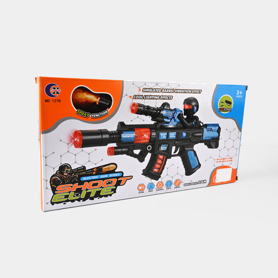 Electric Target Toy with Light Sound & Spray Function