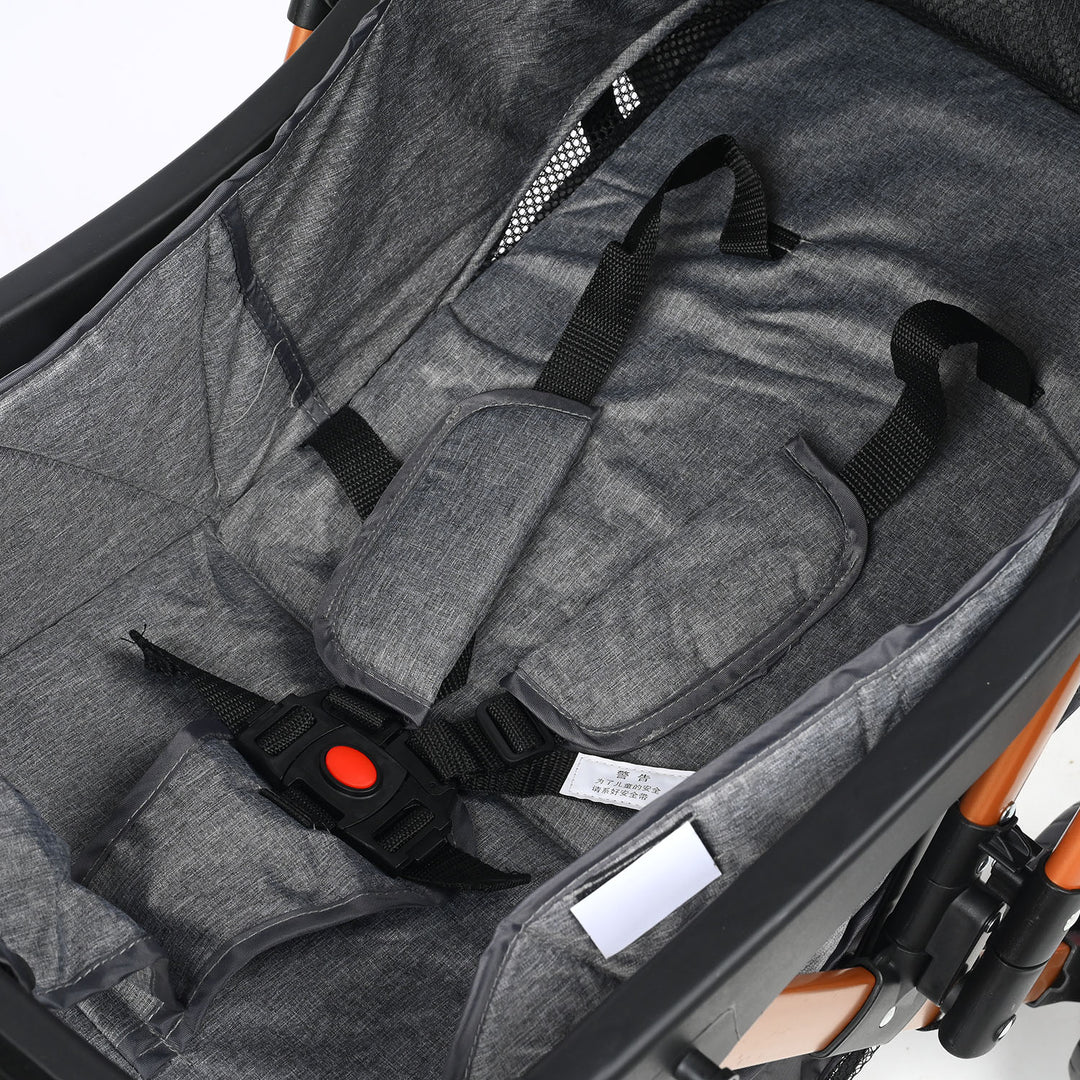 Baby Reversable Handle Stroller | SY198 Grey