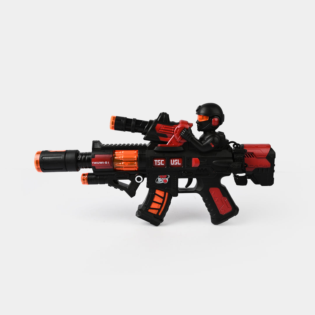 Electric Target Toy with Light Sound & Spray Function